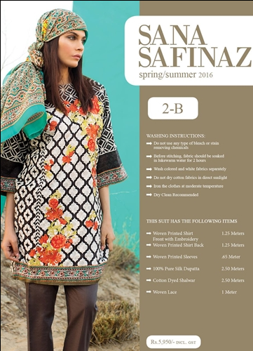 Sana Safinaz Lawn Summer Collection 2016-1