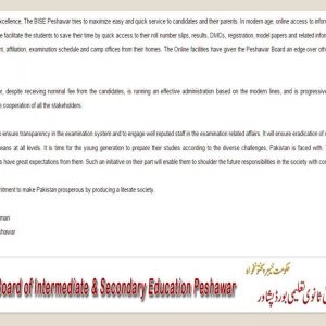 BISE Peshawar Board FSc Result 2018 by Name, Roll Number, College Code