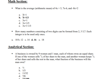 GCU Lahore Entry Test Sample Paper 2024 Past Papers