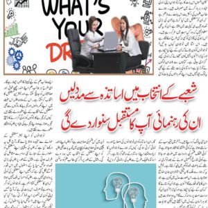 How To Select Career After 10th, 12th And Graduation In Pakistan Urdu Essay