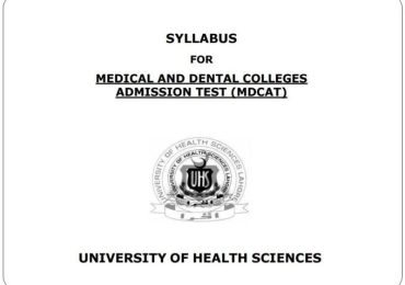 UHS MDCAT Syllabus 2023 pdf Download PMDC