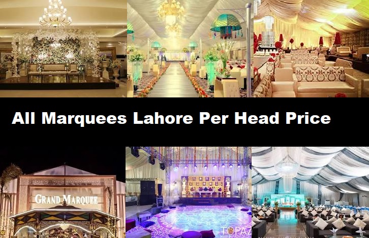 Best Marquee In Lahore Per Head Price